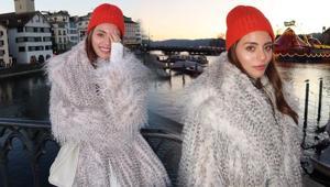 Sıla Türkoğlunun romantik tatili Pozlarıyla Zürihi ısıttı