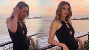 Fit haliyle dikkat çekti Yasemin Kay Allendan karın kası şovu