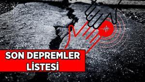 Tüm Deprem Haberleri: Büyüklüğü 1,2, 3.5 üzerinde olan son depremler Depremin merkez üssü neresi, şiddeti kaç AFAD ve Kandilli Rasathanesinin son depremler duyurusu