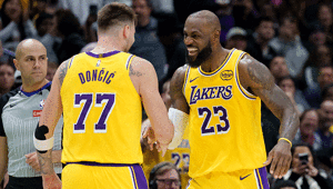NBAde Lakers, Luka Doncic ve LeBron James ile güldü