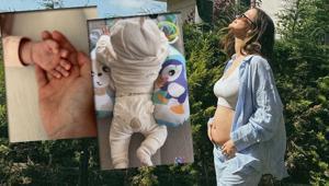 İrem Helvacıoğlu paylaştı İşte kızı Soradan yeni kare