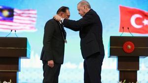 Malezya Başbakanı İbrahime Cumhuriyet Nişanı tevcih edildi