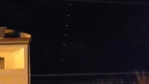 Görüntüler heyecan yaratmıştı Bursa semalarında görülen gizemli ışıkların sırrı çözüldü