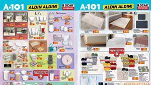 RAFLARDA SATIŞA ÇIKTI 🛒 A101 ALDIN ALDIN AKTÜEL KATALOĞU (8 OCAK) A101 Aldın Aldın aktüel kataloğunda hangi ürünler satışa sunuldu