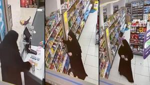 Sultangazi’de akılalmaz hırsızlık Market çalışanının unuttuğu telefonu alıp alışveriş yaparak çıktı