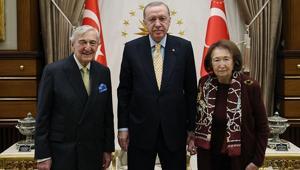 Cumhurbaşkanı Erdoğan, iş insanları Rahmi Koç ve Arseli kabul etti