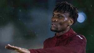 Trabzonsporda Nwaiwu takımla ilk antrenmanına çıktı.