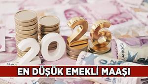 En düşük emekli maaşı 2026 ne kadar oldu En az emekli aylığı kaç TL hesaplandı