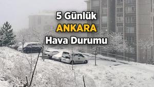 Bu hafta 2 gün karlı ❗ Ankaraya ne zaman kar yağacak 5 Günlük Ankara hava durumunda hangi günler kar yağışı var