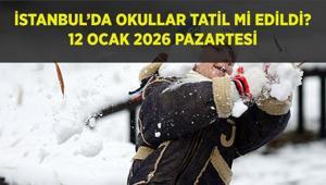 YARIN İSTANBULDA OKULLAR TATİL Mİ EDİLDİ 12 Ocak 2026 Pazartesi İstanbulda okullar kar tatili edildi mi, okul var mı Son dakika Valilik Açıklaması Geldi