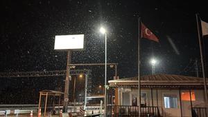 Edirnede kar yağışı başladı