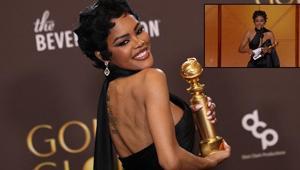 Altın Küre Ödülleri sahipleri buldu İşte törene damga vuran anlar: Bebeklerim beni izliyor