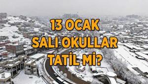 OKULLAR TATİL Mİ 13 Ocak İstanbul, Ankara, Kocaeli, Sakarya, Tekirdağda okullar tatil edilecek mi Hangi il ve ilçelerde kar tatili olacak İşte ilk kar tatili haberi...