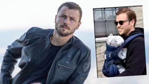 Tolga Sarıtaş ve minik oğlu Aliden yeni kare