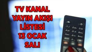 13 OCAK SALI TV YAYIN AKIŞI | Kanal D, Show TV, ATV, Star TV, TRT 1, TV8, NOW TV kanal yayın akışı listesi belli oldu Bu akşam TVde hangi dizi ve filmler var