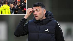 Burak Yılmaz hakemin üzerine yürüdü Gaziantep FK-Kocaelispor maçında ortalık karıştı