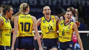 CEV Şampiyonlar Liginde Fenerbahçe karar setinde kazandı