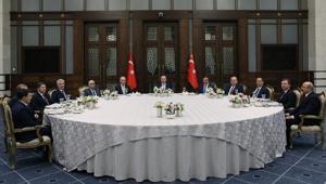 Cumhurbaşkanı Erdoğan yasama, yürütme ve yargı organlarının temsilcileri ile görüştü