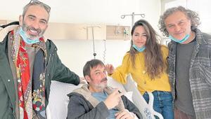 Hastanede ziyaret ettiler