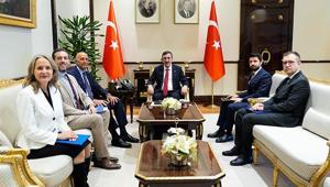 Cumhurbaşkanı Yardımcısı Yılmaz, ABD Büyükelçisi Barrackı kabul etti
