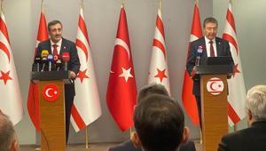 Cumhurbaşkanı Yardımcısı Yılmaz: Güney Kıbrıs Rum Yönetiminin tanımlamalarını yok hükmünde görüyoruz
