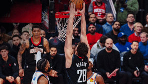 Houston Rocketsta Alperen Şengünden Oklahoma karşısında double double