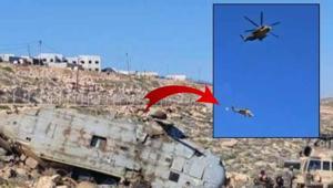 İsrail ordusuna ait helikopter yere çakıldı Kurtarma operasyonu faciaya dönüştü