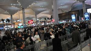 İstanbul Havalimanında yarıyıl tatili yoğunluğu