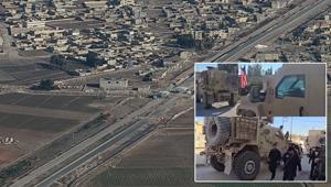 Suriyeden sıcak görüntü ABD askerleri terör örgütü YPG/SDGnin işgali altındaki Deyr Hafirde