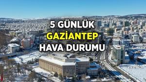 Kar Haberleri ⛄ Gaziantep hava durumu nasıl, kaç gün kar yağışlı Bugün, yarınki ve toplam 5 günlük Gaziantep hava durumu