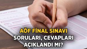 AÖF SORULARI VE CEVAPLARI YAYIMLANDI MI 2026 AÖF final sınavı sonuçları ne zaman açıklanacak