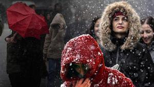 Son dakika... Kar yağışı İstanbulda kaç gün sürecek 9 il için sarı alarm: Donacağız