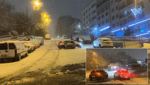 Meteorolojiden 9 il için kuvvetli kar yağışı uyarısı İstanbulda yollar piste döndü