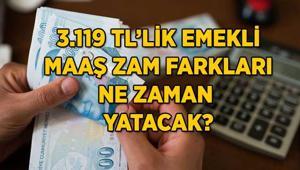3.119 TL EMEKLİ MAAŞ ZAM FARKI ÖDEME TARİHLERİ açıklandı mı SSK 2026 Ocak emekli maaş zam farkları ne zaman hesaplara yatacak En düşük emekli maaşı 20 bin TL oldu mu, Resmi Gazetede yayımlandı mı