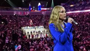 NBA maçında ABD Milli Marşına şok tepki Grönlandı rahat bırakın