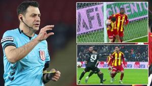 Beşiktaş - Kayserispor maçının tartışmalı pozisyonları Trioda değerlendirildi Yüzde yüz emin olamıyorum