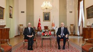 TBMM Başkanı Kurtulmuş, Portekiz Meclis Başkanı Aguiar-Branco’yu ağırladı