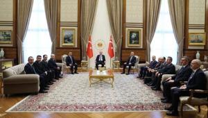 Cumhurbaşkanı Erdoğan, Özbekistan heyetini kabul etti