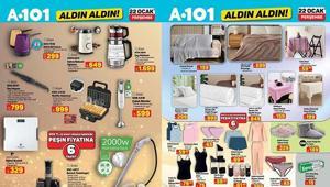 22 OCAK A101 AKTÜEL KATALOĞU YARIN SATIŞTA A101 Aldın Aldın aktüel kataloğunda bu hafta hangi ürünler satışa çıkacak 2li Fincan Takımı, Fırın Tepsisi, 5 Raflı Metal Kitaplık...