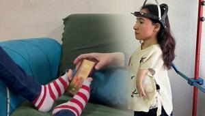 Eller yok, umut var: Kader hayata ayaklarıyla tutunuyor: Her şeyi kendi çabalarıyla yaptı