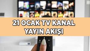 21 OCAK ÇARŞAMBA TV KANAL YAYIN AKIŞI | Bu akşam TVde hangi dizi ve filmler var Kanal D, Show TV, TRT1, ATV, Star TV, Now TV, TV8 yayın akışı listesi...