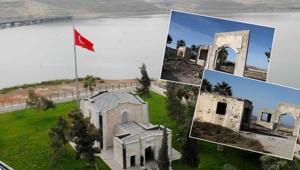 Türkiyenin sınır dışı tek toprağı Terör örgütü YPG/SDGden kurtarılan Süleyman Şah Türbesinde mayın temizliği