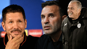 Atletico Madrid Simeone kaldı, Galatasarayda 7 kez hoca değişti