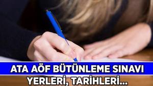ATATÜRK ÜNİVERSİTESİ ❗ ATA AÖF Bütünleme sınavı yerleri belli oldu mu 2026 ATA AÖF sınav giriş belgesi açıklandı mı, bütünleme sınav tarihleri ne zaman