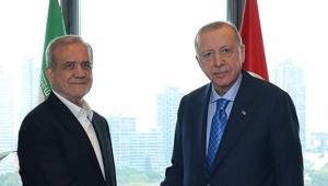 Cumhurbaşkanı Erdoğan, İran Cumhurbaşkanı Pezeşkiyan ile görüştü