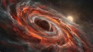 Uzmanlar gizemli bir cismin etrafında dönen, metal bulutumsu keşfetti