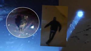 Araçtan inip görüntülemek istedi Kurt merakının sonu kötü bitti