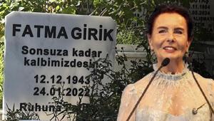 Sevenleri onu unutmadı Fatma Girik, mezarı başında anıldı