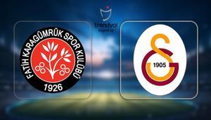 FATİH KARAGÜMRÜK GALATASARAY MAÇI SKORU: Fatih Karagümrük Galatasaray maçı kaç kaç bitti
