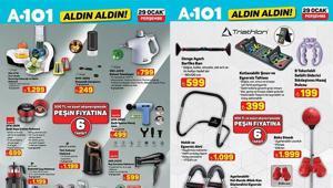 29 OCAK A101 ALDIN ALDIN AKTÜEL KATALOĞU A101 Aldın Aldın 29 Ocak Perşembe aktüel kataloğunda hangi ürünler satışa çıkacak Cep Telefonu, Buzdolabı, Ankastre Set, Narenciye Sıkacağı ve Salata Makinesi...